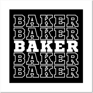 Baker. Posters and Art